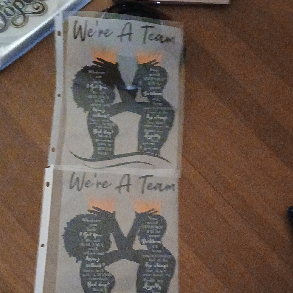 We're A Team Art Print